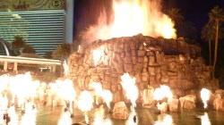 Mirage Volcano in Vegas
