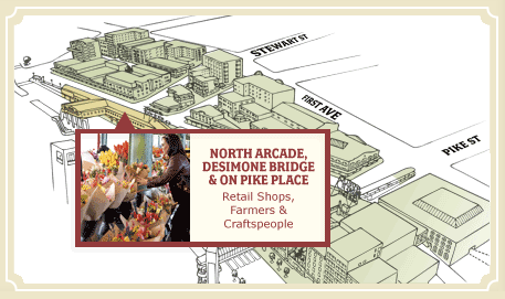 Map of Pike Place Market