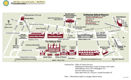 Map of National Mall