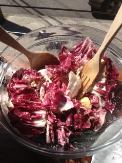 Radicchio Salad at Tasty and Sons in portland, OR