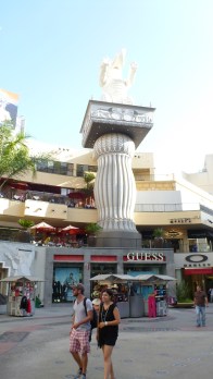 Loews Hotel and Hollywood Highland Center in Hollywood Blvd.